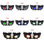 Motorcycle Custom Headlamp Angel Eyes LED Faros Moto Farol Phare Conversion Headlight Assembly For HONDA CBR600RR cbr 2013-2018