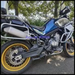 Titanium Alloy for CFMOTO 800MT 2021 2022 2023 Motorcycle Exhaust Slip-on Mid Link Pipe Escape Moto Muffler Carbon Shield Cover - Image 5